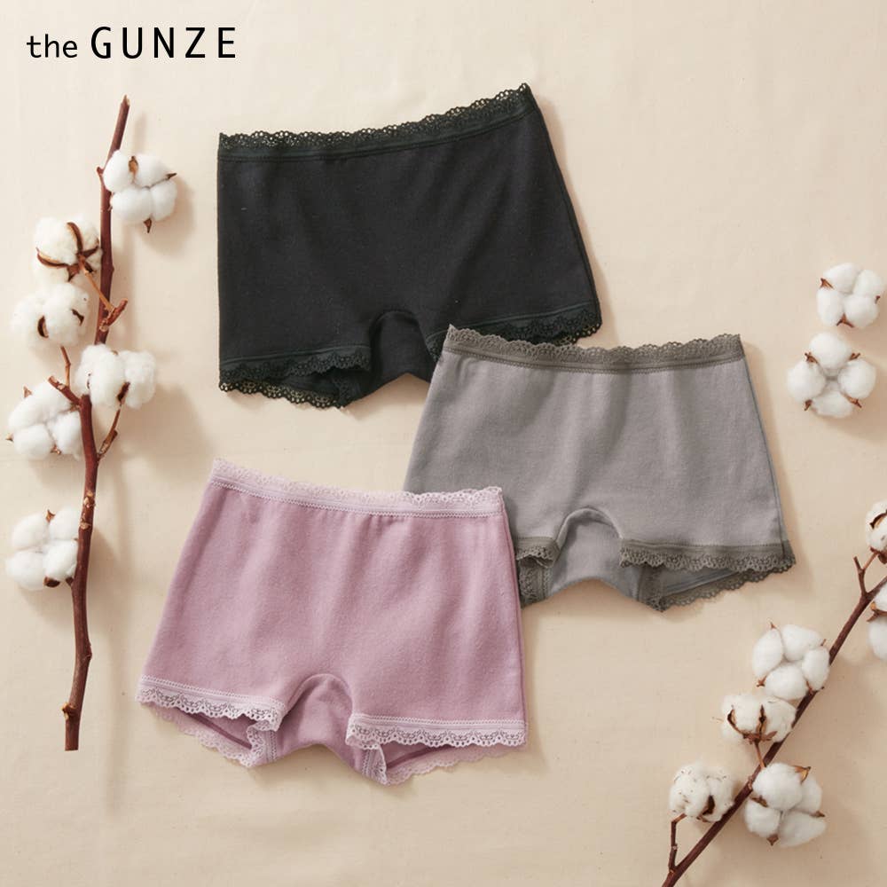 【コットンガーゼ】1分丈ショーツ